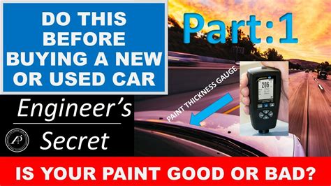 paint test for car|how to check car paint quality.